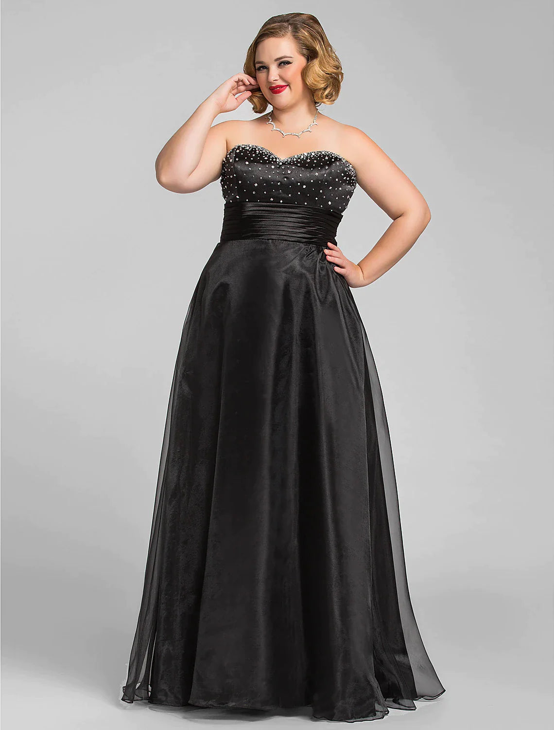 A-Line Little Black Dress Dress Prom Floor Length Sleeveless Sweetheart Ruched Beading A-Line Little Black Dress Dress Prom Floor Length Sleeveless Sweetheart Ruched Beading