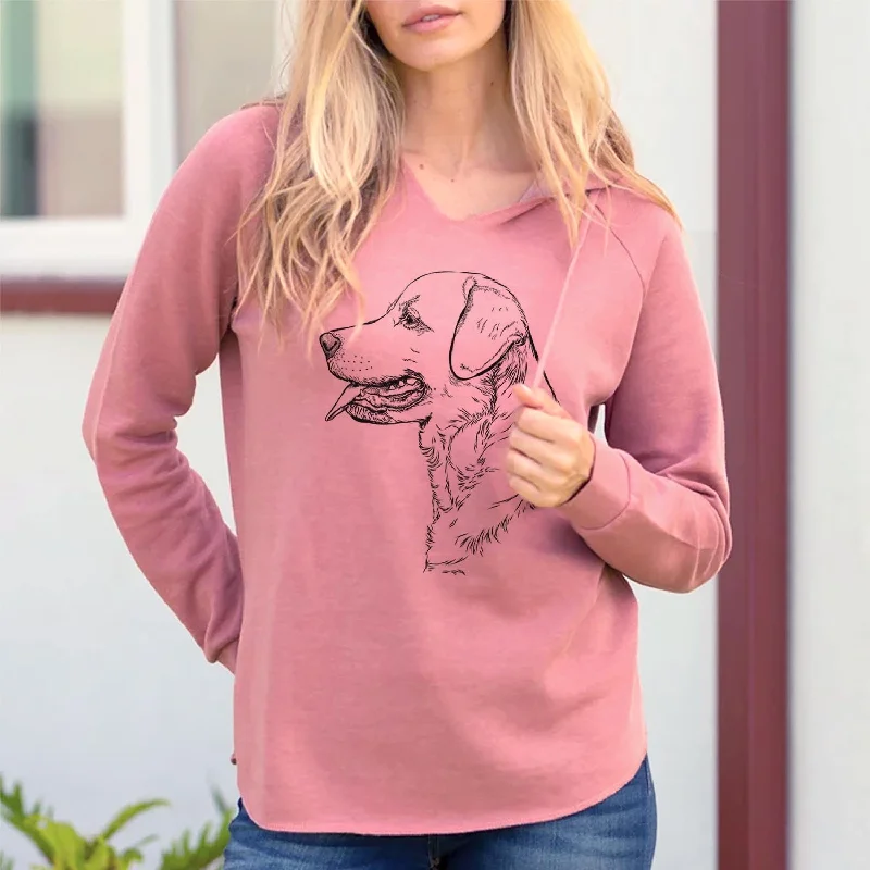 Profile Yellow Lab - Cali Wave Hooded Sweatshirt Hoodie Jacket Zipper Layering