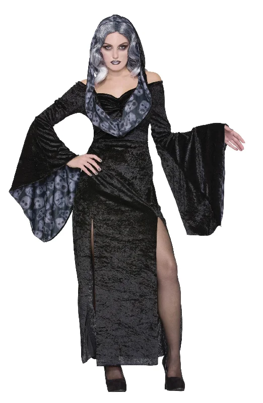 Spirited Black Widow Dress Adult Costume UK Size 10-14 Tunics Exclusive limited