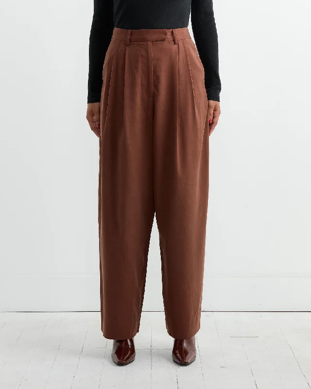 Man Pant in Chocolate Cozy Knit Pants