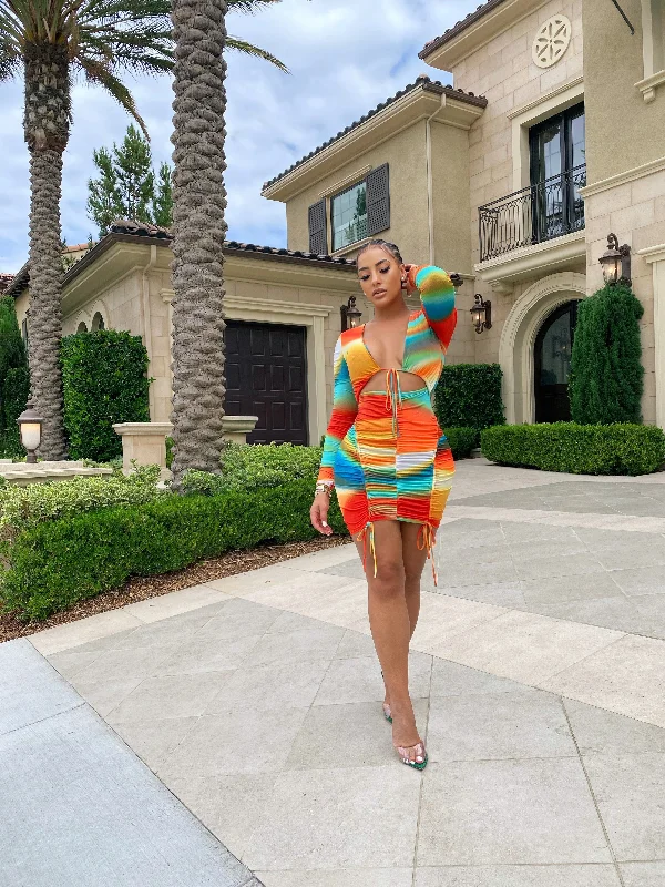 Color Pop Party dress Tunics Modern contemporary