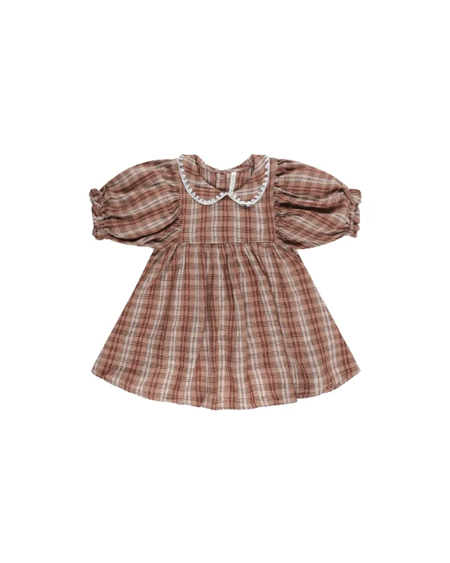 heidi dress | autumn plaid