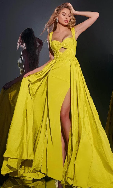 Jovani 38957 - Draped Overskirt Prom Dress Tunics Canvas sturdy