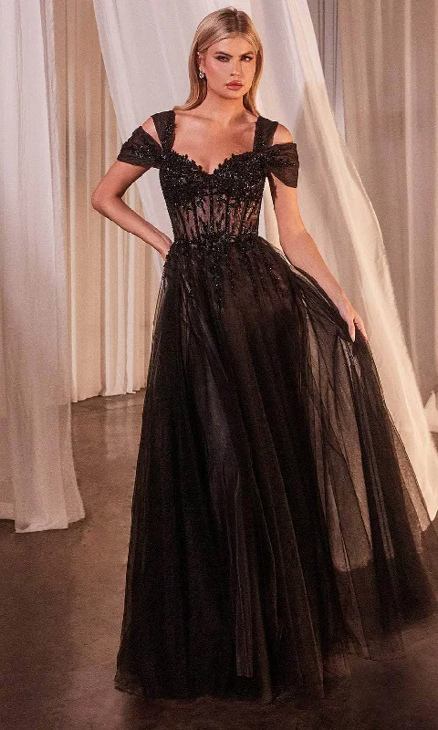 Ladivine CD0237 - Sweetheart Tulle A-Line Prom Dress Shift Classic Vintage