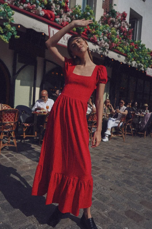 Cornelia Dress Red Tunics Formal black