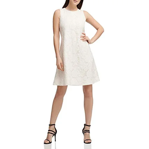 Donna Karan Womens Lace Above Knee Party Dress Tunics Luxurious premium