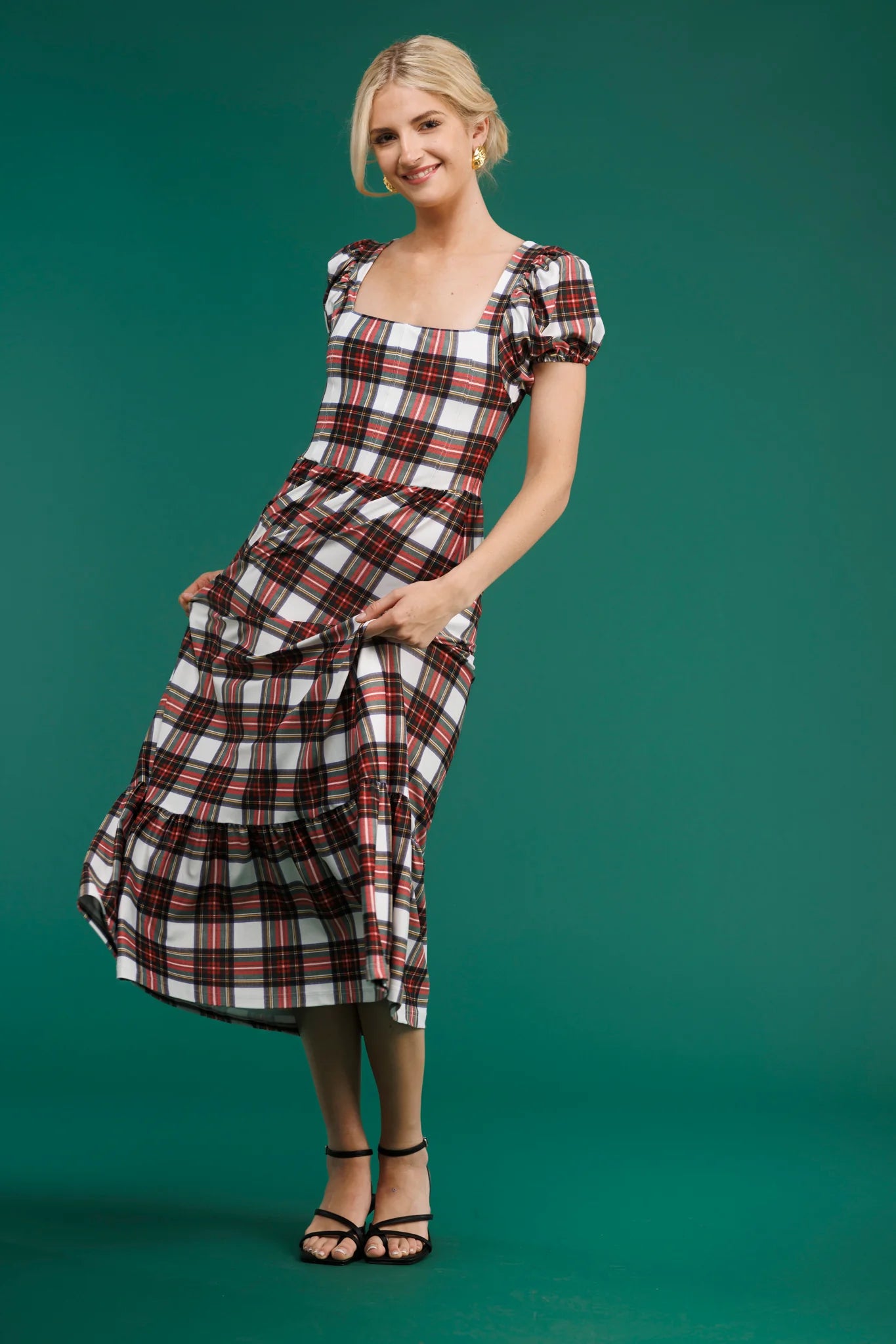 Cornelia Dress Winter Tartan Tunics Ceremony elegant