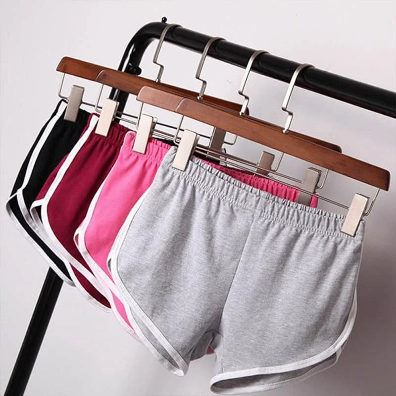 Summer Street Fashion Shorts Women Elastic Waist Short Pants Women All-match Loose Solid Soft Cotton Casual Short Comfortable Denim Pants