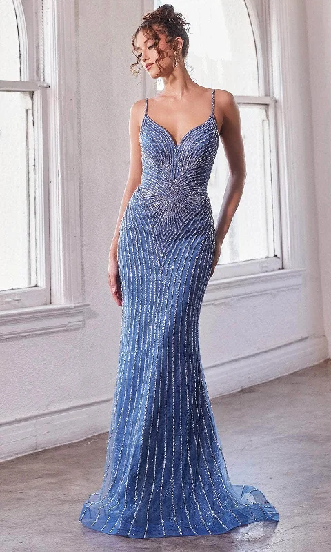 Cinderella Divine CD845 - V-Neck with Sleeveless Beaded Design Prom Dress Tunics Business professional Cinderella Divine CD845 - V-Neck with Sleeveless Beaded Design Prom Dress Tunics Business professional