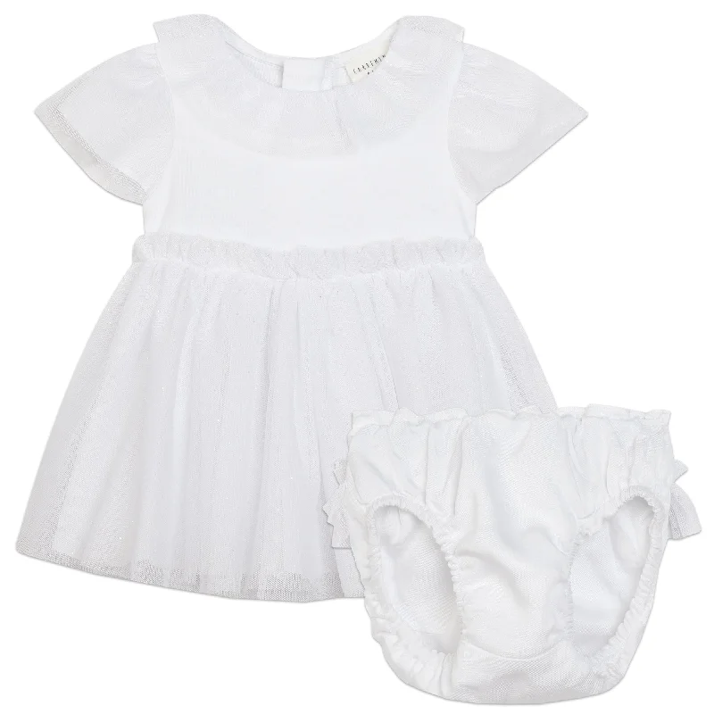 Carrement Beau Dress+Knickers Set White