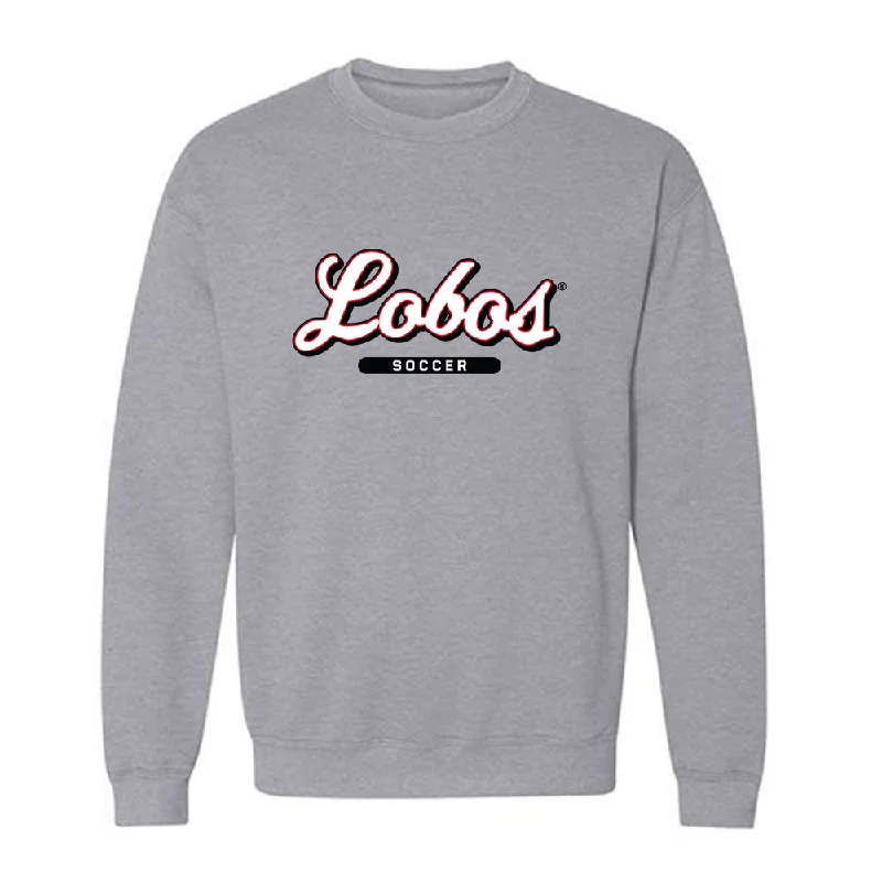 New Mexico - NCAA Women's Soccer : Ayla Dils - Classic Fashion Shersey Crewneck Sweatshirt Hoodie with Mock Neck Collared Structured New Mexico - NCAA Women's Soccer : Ayla Dils - Classic Fashion Shersey Crewneck Sweatshirt Hoodie with Mock Neck Collared Structured
