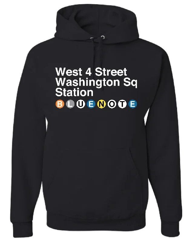 Subway Hooded Sweatshirt I Unisex Hoodie with Zipper Placket Modern Functional