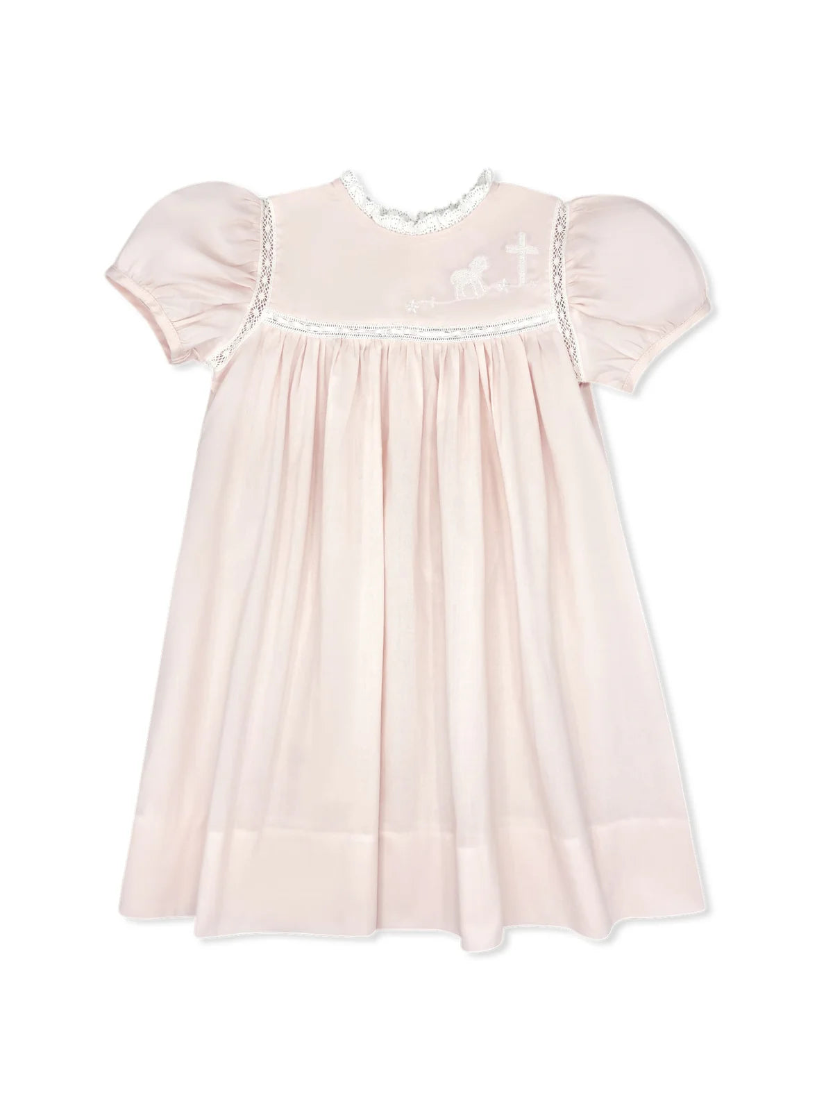 Keep Sake Dress | Lamb / Cross / Pink