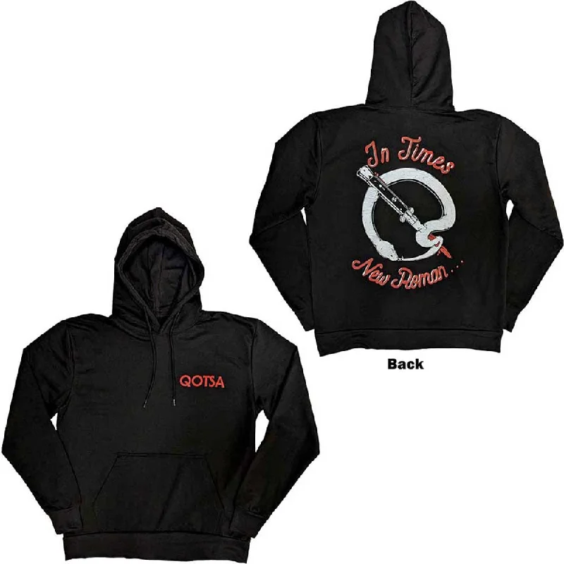 QUEENS OF THE STONE AGE Attractive Hoodie, Snake Logo Hoodie with Crew Neck Simple Timeless QUEENS OF THE STONE AGE Attractive Hoodie, Snake Logo Hoodie with Crew Neck Simple Timeless
