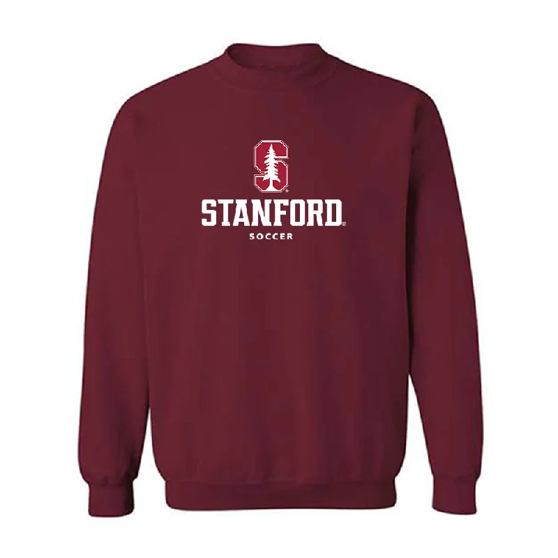 Stanford - NCAA Women's Soccer : Jaden Thomas - Classic Shersey Crewneck Sweatshirt Hoodie with Stripes Bold Sporty Stanford - NCAA Women's Soccer : Jaden Thomas - Classic Shersey Crewneck Sweatshirt Hoodie with Stripes Bold Sporty