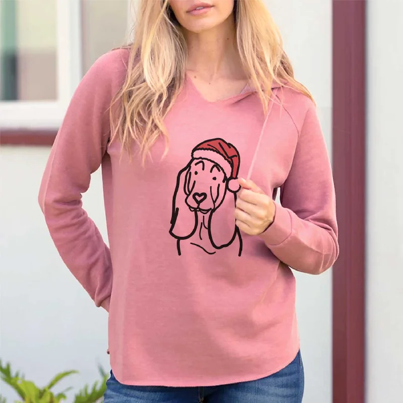 Jolly Basset Hound - Cali Wave Hooded Sweatshirt Hoodie with Relaxed Fit Easy Casual Jolly Basset Hound - Cali Wave Hooded Sweatshirt Hoodie with Relaxed Fit Easy Casual