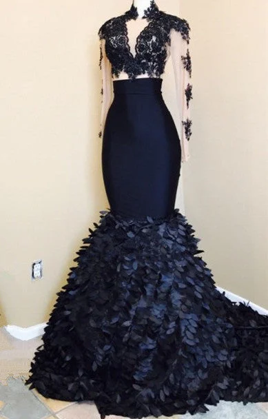 New Arrival Mermaid Long Sleeves Prom Dresses | Mermaid High Neck Evening Dresses BA8173 New Arrival Mermaid Long Sleeves Prom Dresses | Mermaid High Neck Evening Dresses BA8173