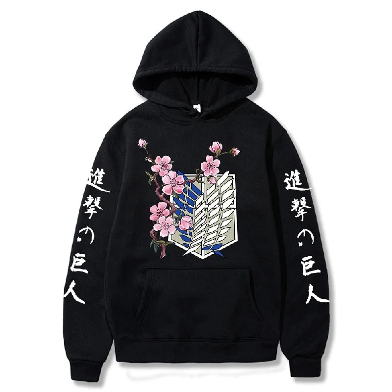 Anime Attack on Titan Printed Long Sleeved Hoodie Men Women Tops Harajuku Clothes Hoodie with Camouflage Military Edgy Anime Attack on Titan Printed Long Sleeved Hoodie Men Women Tops Harajuku Clothes Hoodie with Camouflage Military Edgy