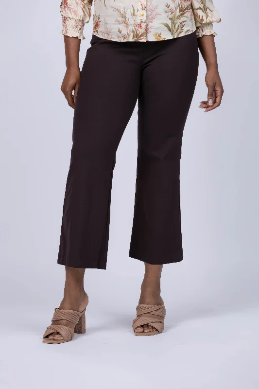 Theory Kick Pant in Mink Chic Checkered Pants