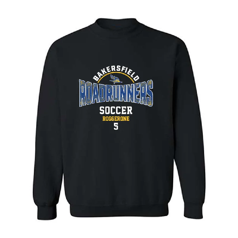 CSU Bakersfield - NCAA Women's Soccer : Catalina Roggerone - Classic Fashion Shersey Crewneck Sweatshirt Hoodie with Snap Buttons Easy Quick CSU Bakersfield - NCAA Women's Soccer : Catalina Roggerone - Classic Fashion Shersey Crewneck Sweatshirt Hoodie with Snap Buttons Easy Quick