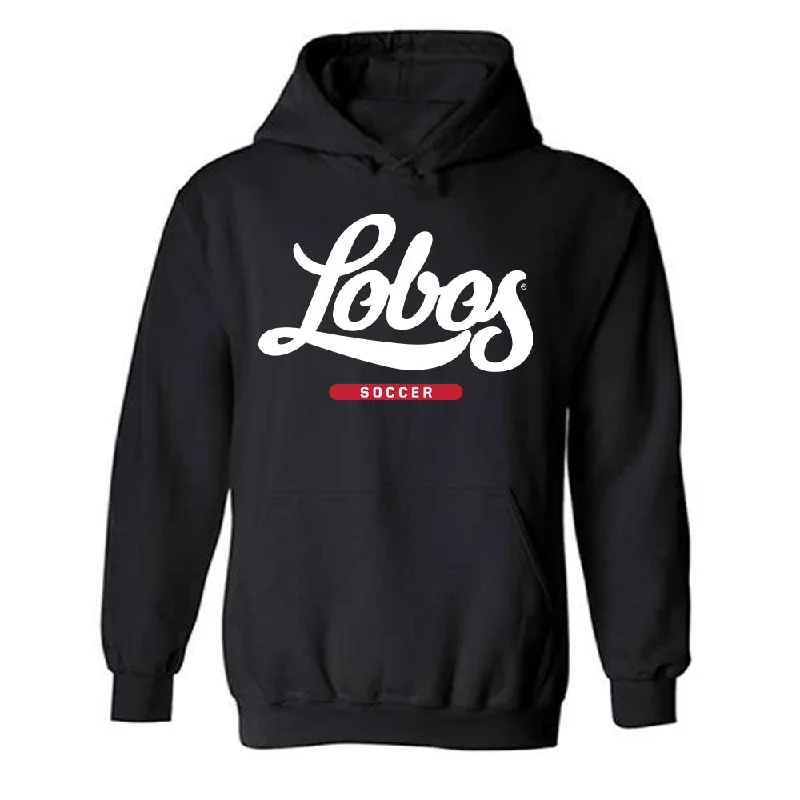 New Mexico - NCAA Women's Soccer : Ayla Dils - Classic Fashion Shersey Hooded Sweatshirt Hoodie with Set-In Sleeves Structured Classic New Mexico - NCAA Women's Soccer : Ayla Dils - Classic Fashion Shersey Hooded Sweatshirt Hoodie with Set-In Sleeves Structured Classic