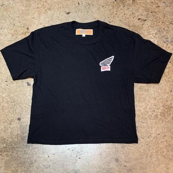 Buzzy - Wing Tee Crop Top Iron Safe Non-Iron Wrinkle Free