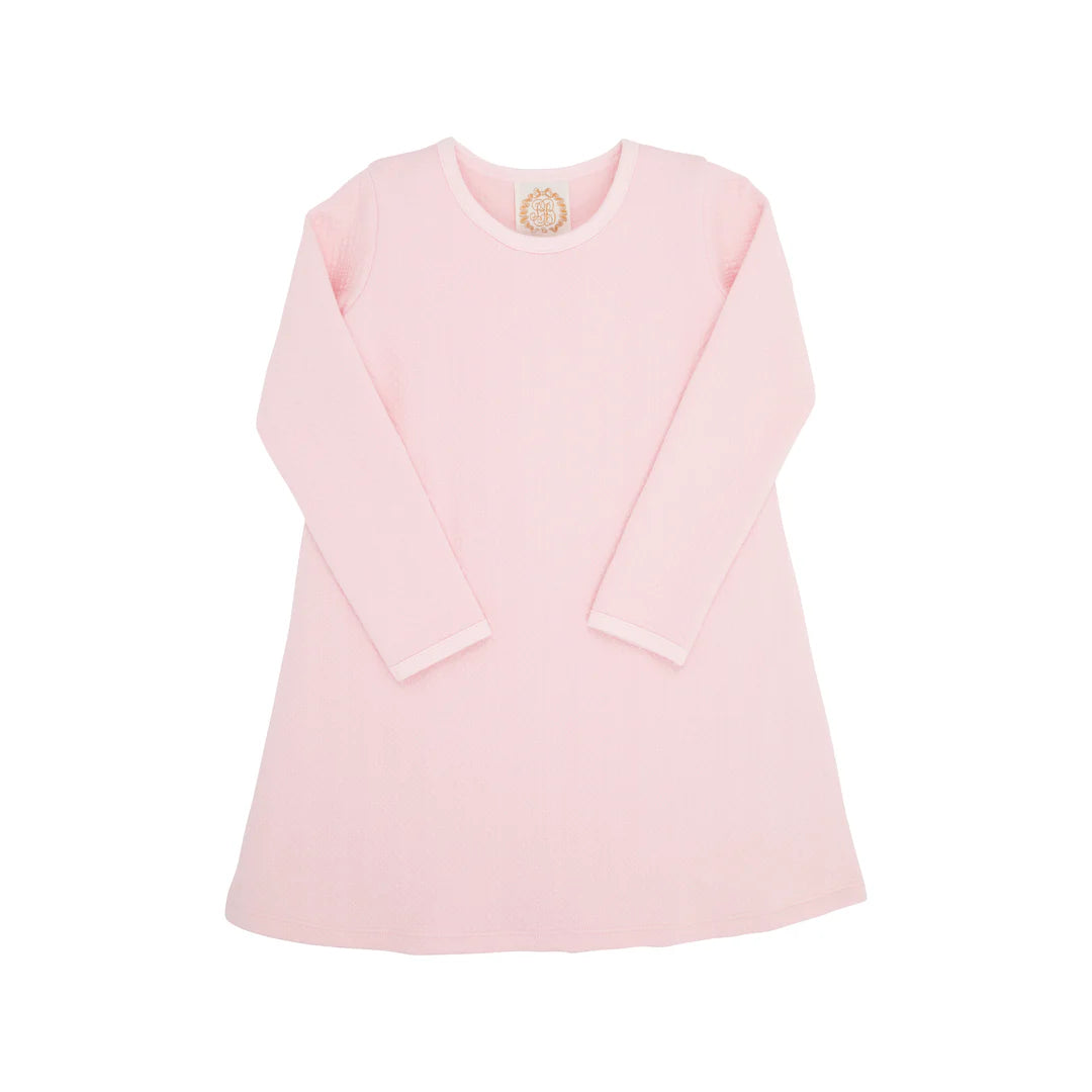 Long Sleeve Polly Play Dress Quilted | Palm Beach Pink