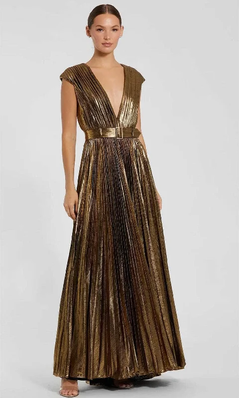 Ieena Duggal 27215 - Cap Sleeve Belted Waist Evening Dress Tunic Top Casual