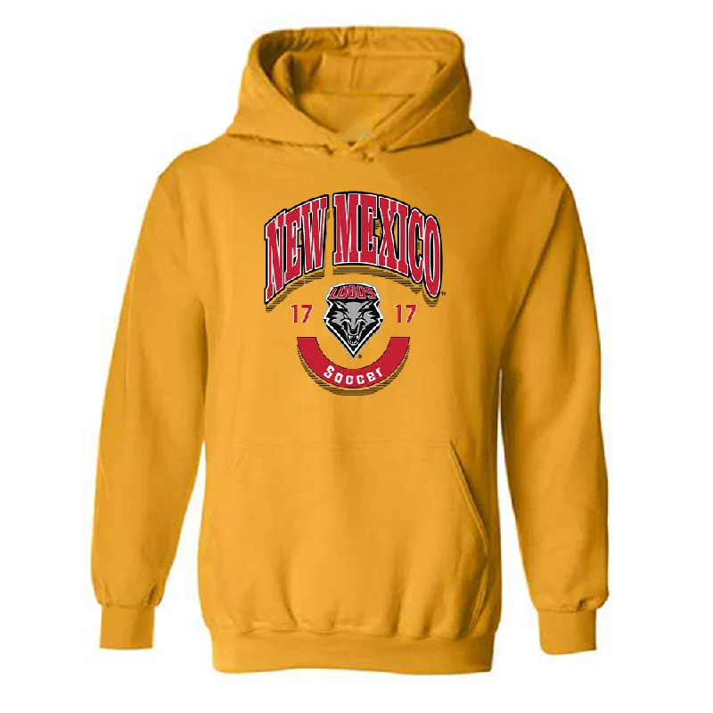New Mexico - NCAA Women's Soccer : Ayla Dils - Classic Fashion Shersey Hooded Sweatshirt Hoodie with Drawstring Waist Adjustable Fitted New Mexico - NCAA Women's Soccer : Ayla Dils - Classic Fashion Shersey Hooded Sweatshirt Hoodie with Drawstring Waist Adjustable Fitted