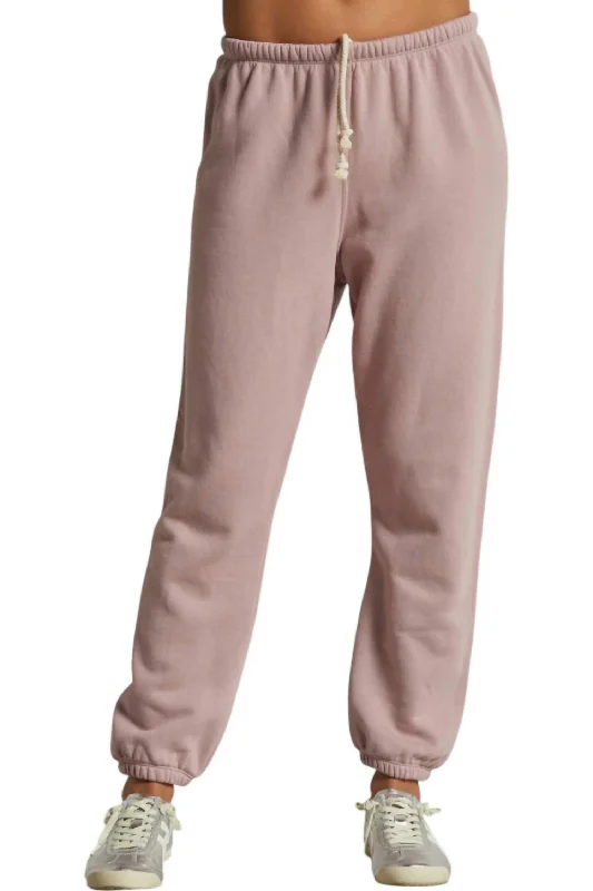 Stevie Jogger Pants In Mauve Formal Stretch Pants