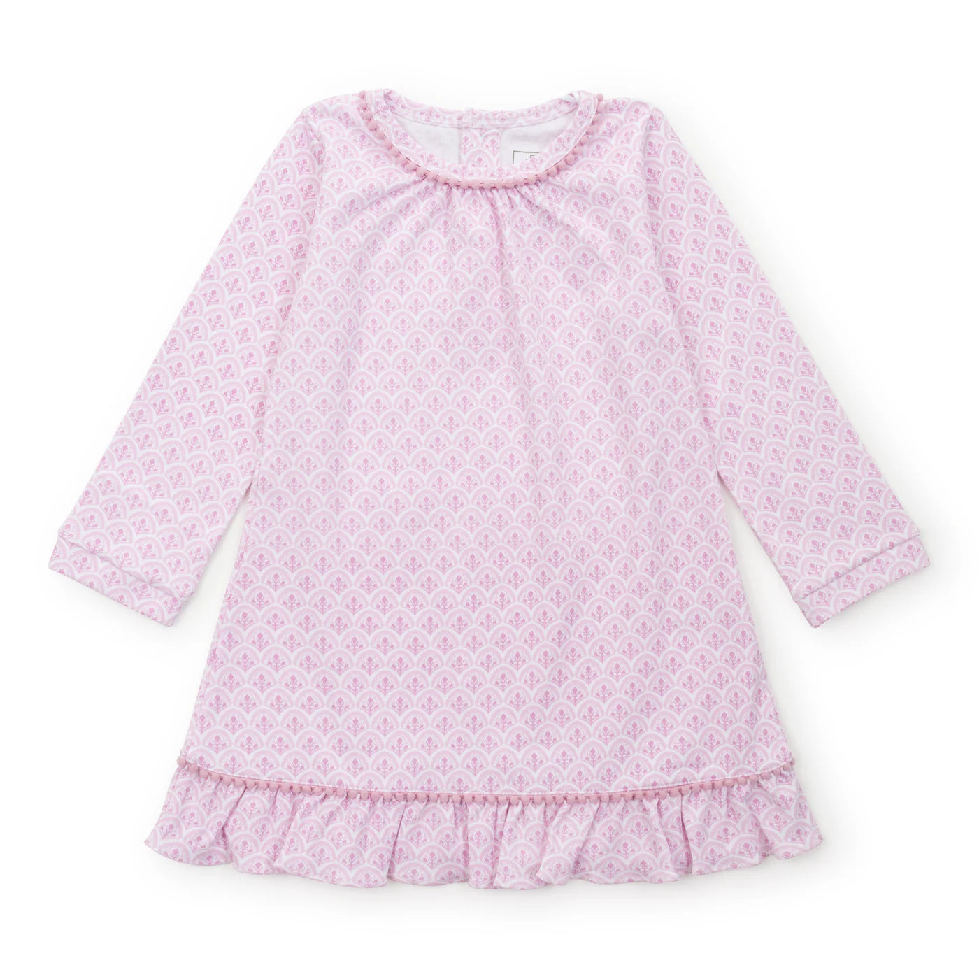 Carlin Dress | Scalloped in Pink