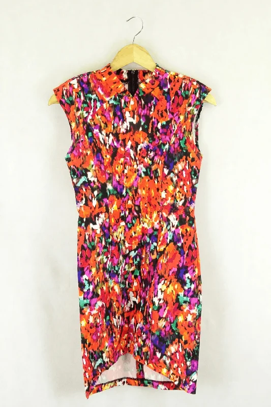 Nasty Gal Printed Cocktail Dress M Tunics Sophisticated sleek