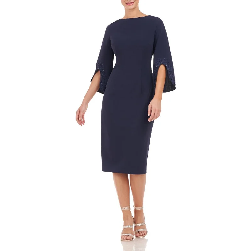 Womens Beaded Embroidered Cocktail And Party Dress empire Waist empire
