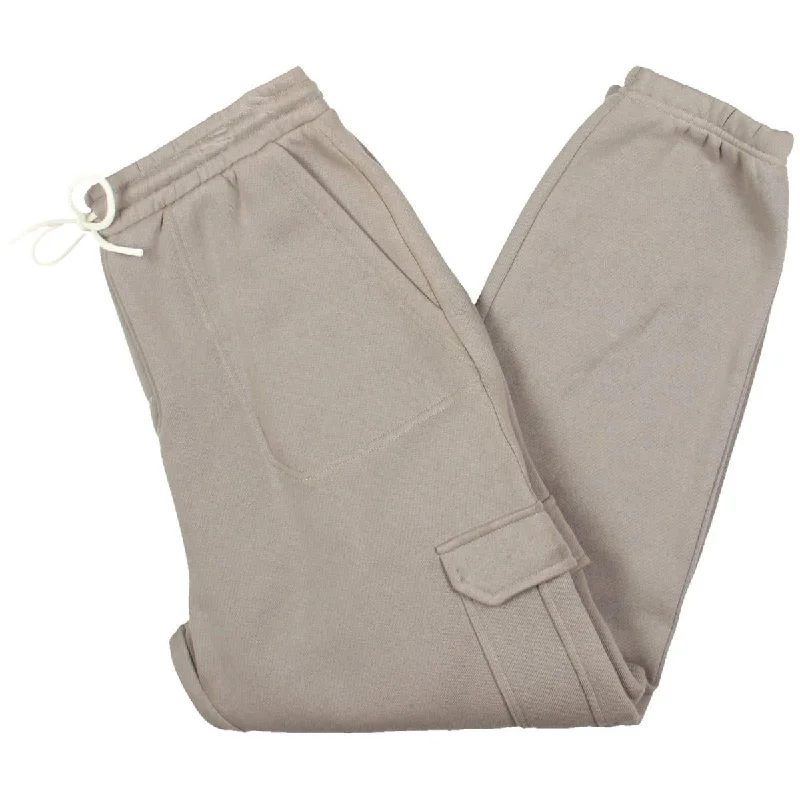 Womens Cargo Lifestyle Jogger Pants Comfy Zip-Up Pants