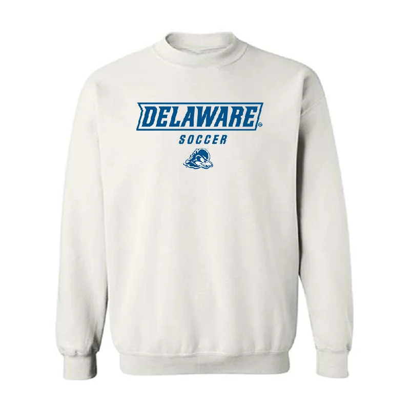 Delaware - NCAA Women's Soccer : Sarah Fritz - Classic Shersey Crewneck Sweatshirt Hoodie with Side Slits Relaxed Casual Delaware - NCAA Women's Soccer : Sarah Fritz - Classic Shersey Crewneck Sweatshirt Hoodie with Side Slits Relaxed Casual