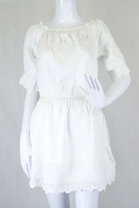 Dotti Size 10 White Dress Tunics Trendy modern