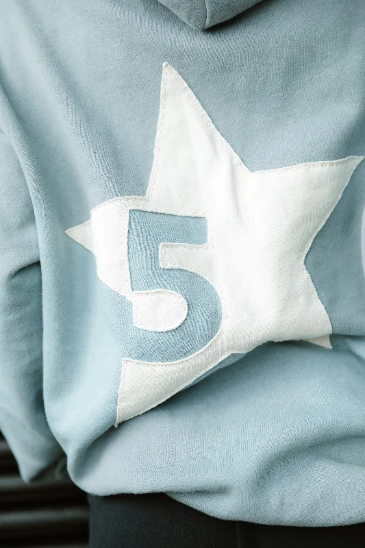 Custom 5 Star Hoodie Hoodie with Contrast Stitching Detailed Premium