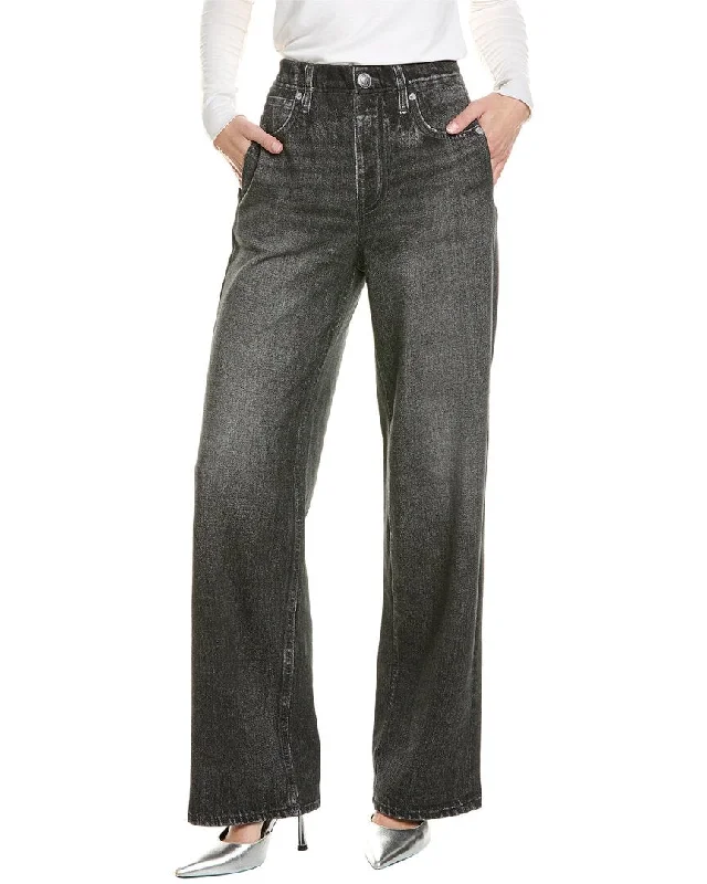 rag & bone Miramar Wide Leg Pant Elegant High-Waist Pants