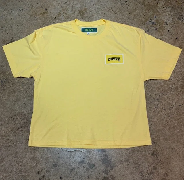 Buzzy - Fast Car Tee Crop Top Handmade Hand-knitted Hand-woven