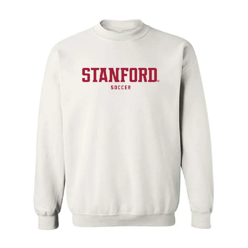 Stanford - NCAA Women's Soccer : Jasmine Aikey - Crewneck Sweatshirt Hoodie with Slim Fit Tailored Modern Stanford - NCAA Women's Soccer : Jasmine Aikey - Crewneck Sweatshirt Hoodie with Slim Fit Tailored Modern