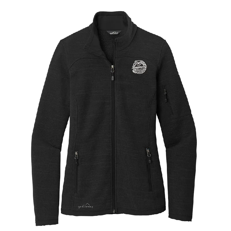 World Class Blues Eddie Bauer Sweater Fleece Full-Zip (Women) Transparent Opaque Sheer