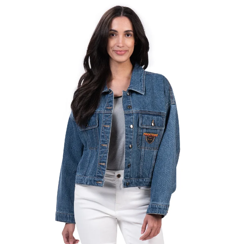 G-III 4Her Denim Jacket Zippered Jacket Buttoned Jacket Snapped Jacket