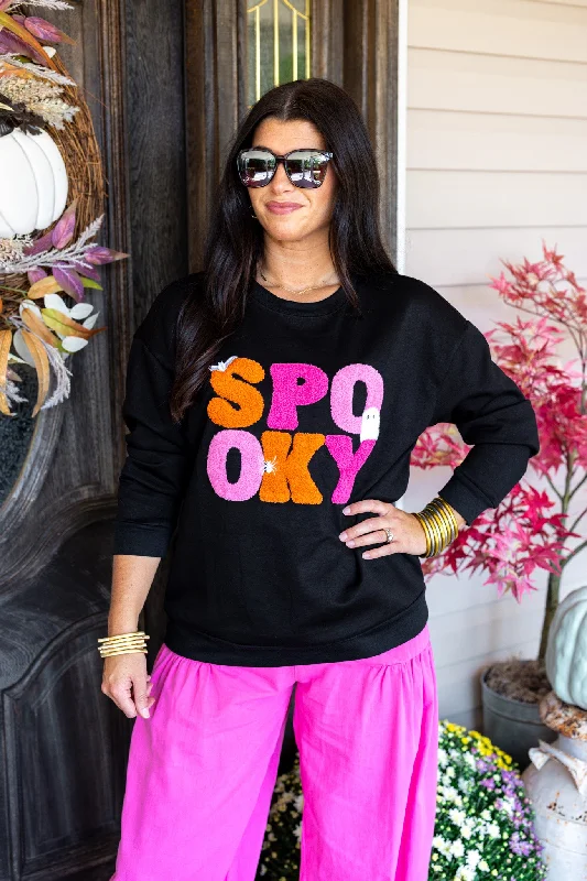 Spooky Vibes Pullover Cable Knit Chunky