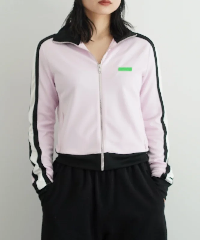 GANNI Sporty Jersey Tracksuits Jacket "BLACK" Anorak Shell Jacket Lightweight Jacket GANNI Sporty Jersey Tracksuits Jacket "BLACK" Anorak Shell Jacket Lightweight Jacket