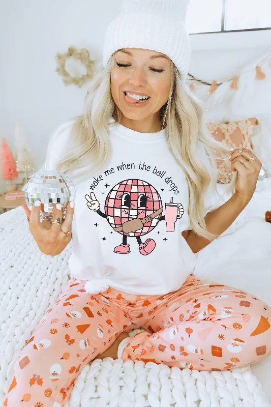 New Years 2024 Wake Me When the Ball Drops Stanley Tumbler NYE  Holiday Sweater Sequined Glittery Shiny