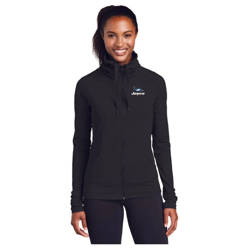 Sport-Tek® Ladies Sport-Wick® Stretch Full-Zip Jacket - LST852 Fleece Fabric Down Fabric Feather Fabric Sport-Tek® Ladies Sport-Wick® Stretch Full-Zip Jacket - LST852 Fleece Fabric Down Fabric Feather Fabric