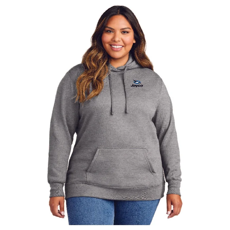 Port & Company ® Ladies Core Fleece Pullover Hooded Sweatshirt - LPC78H Lapel Neck Sweater Port & Company ® Ladies Core Fleece Pullover Hooded Sweatshirt - LPC78H Lapel Neck Sweater