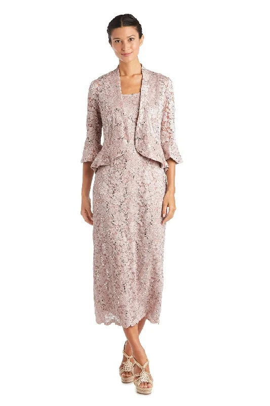Petite Women's Sequin Lace Midi Jacket Dress - Mother Of The Bride Dress Chenille Jacket Brocade Jacket Lace Jacket Petite Women's Sequin Lace Midi Jacket Dress - Mother Of The Bride Dress Chenille Jacket Brocade Jacket Lace Jacket