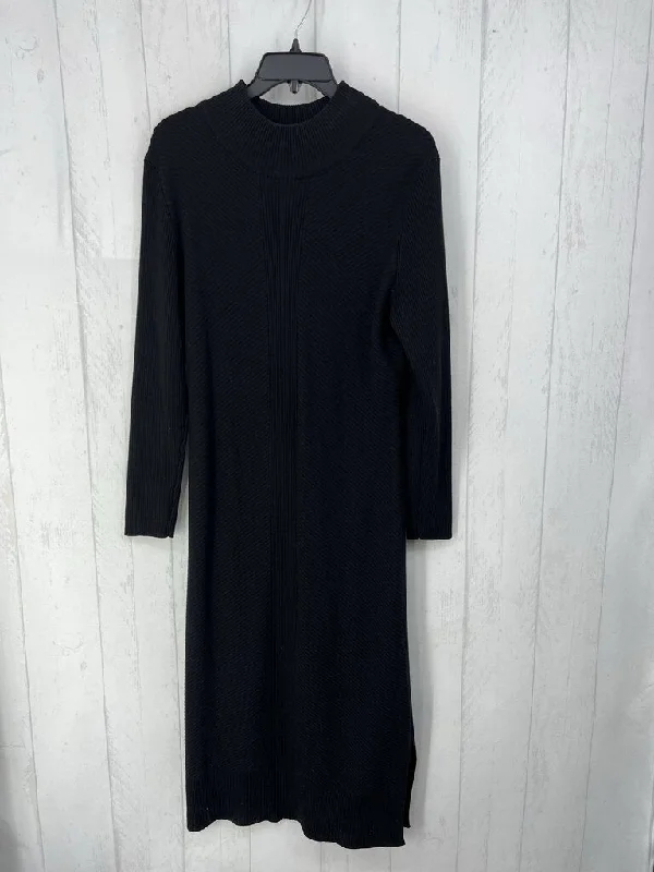 L T-neck l/s sweater dress Elegant Classic Vintage