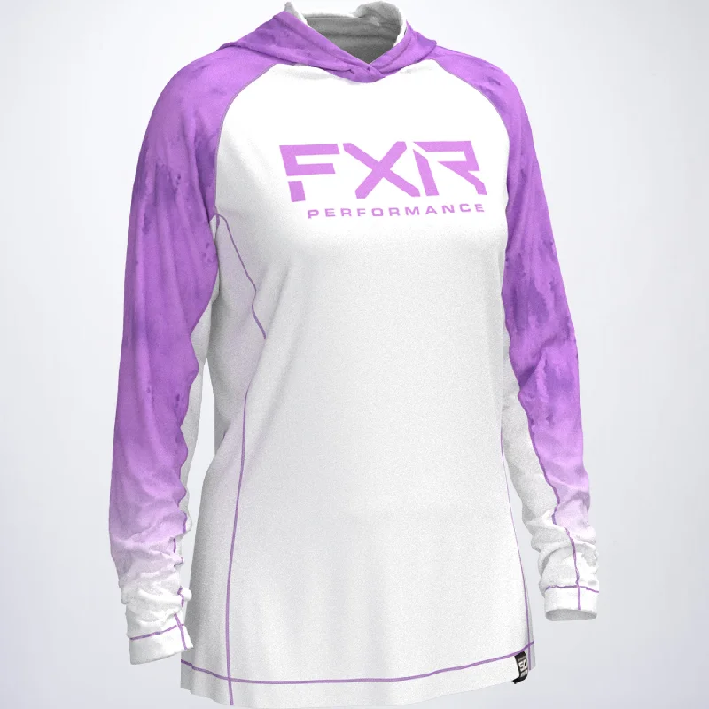 Women's Attack UPF Pullover Hoodie Wrist Length Sleeve